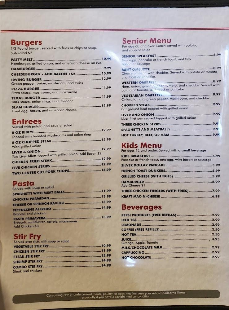 Red Wing Cafe Menu image 2